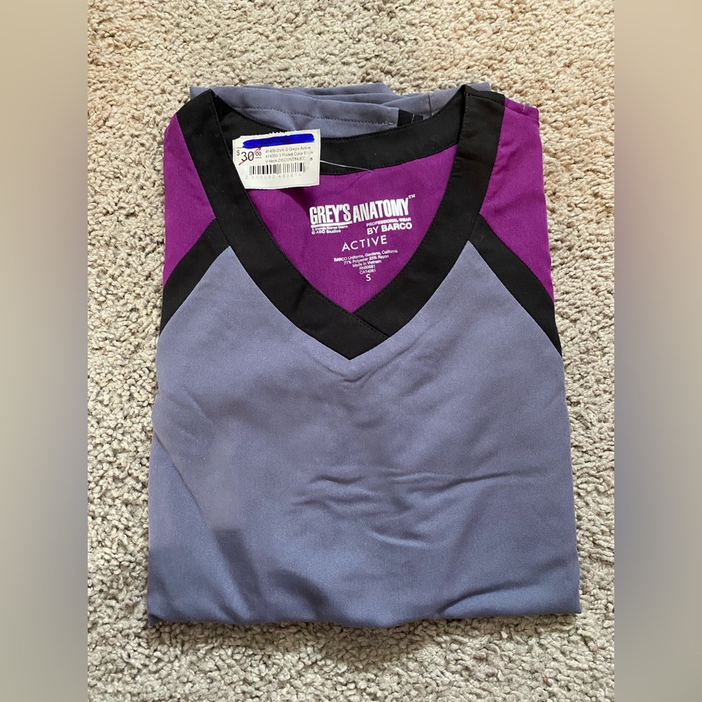 Greys Anatomy Scrub Top